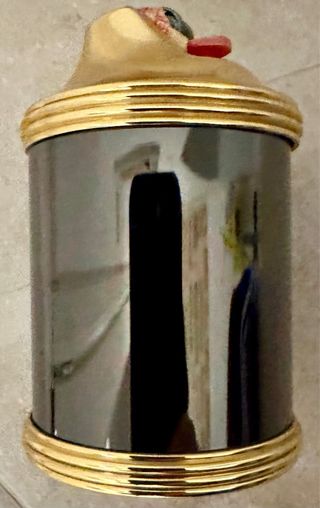 Set vintage scrivania ottone e nero