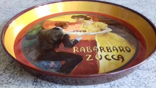 Vassoio Latta Vintage Rabarbaro Zucca