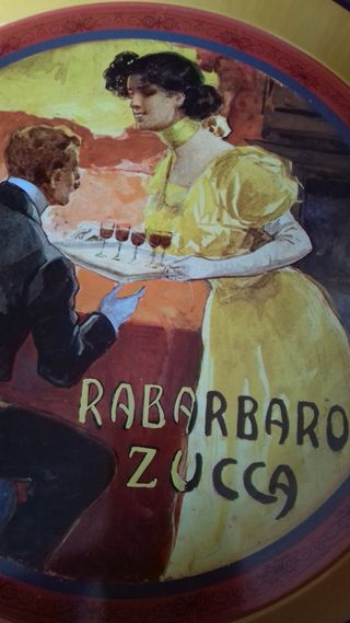 Vassoio Latta Vintage Rabarbaro Zucca
