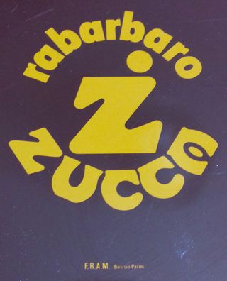 Vassoio Latta Vintage Rabarbaro Zucca