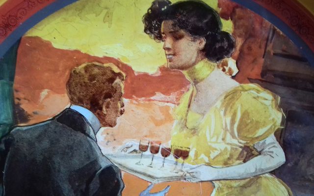 Vassoio Latta Vintage Rabarbaro Zucca