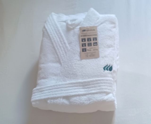 Albornoz Blanco 100% Algodón