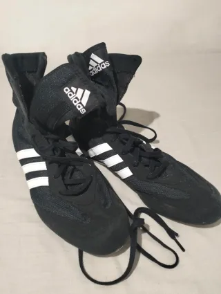 Botas Adidas Boxeo Talla 43 1/3 Negras