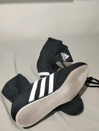 Botas Adidas Boxeo Talla 43 1/3 Negras