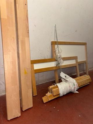 Cama Ikea con colchón Underlig