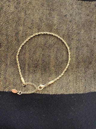 Pulsera de mujer baño oro amarillo 18 quilates 