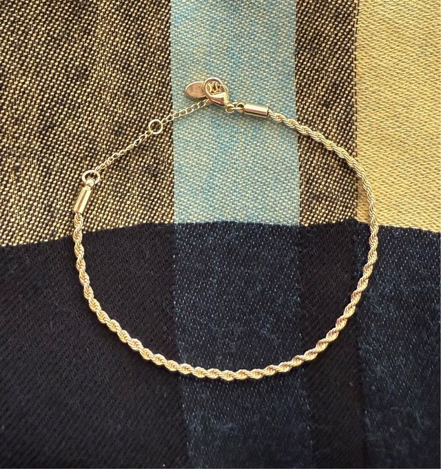 Pulsera de mujer baño oro amarillo 18 quilates 