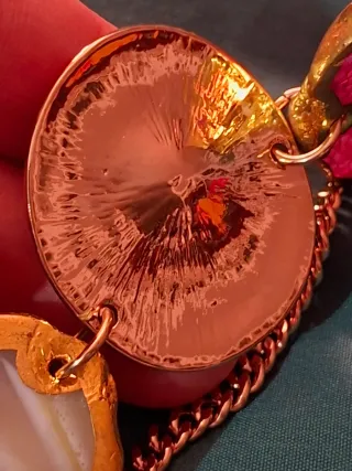 Collana pietre dure e metallo dorato