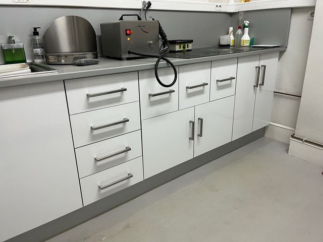 Cajoneras modulares madera/vidrio