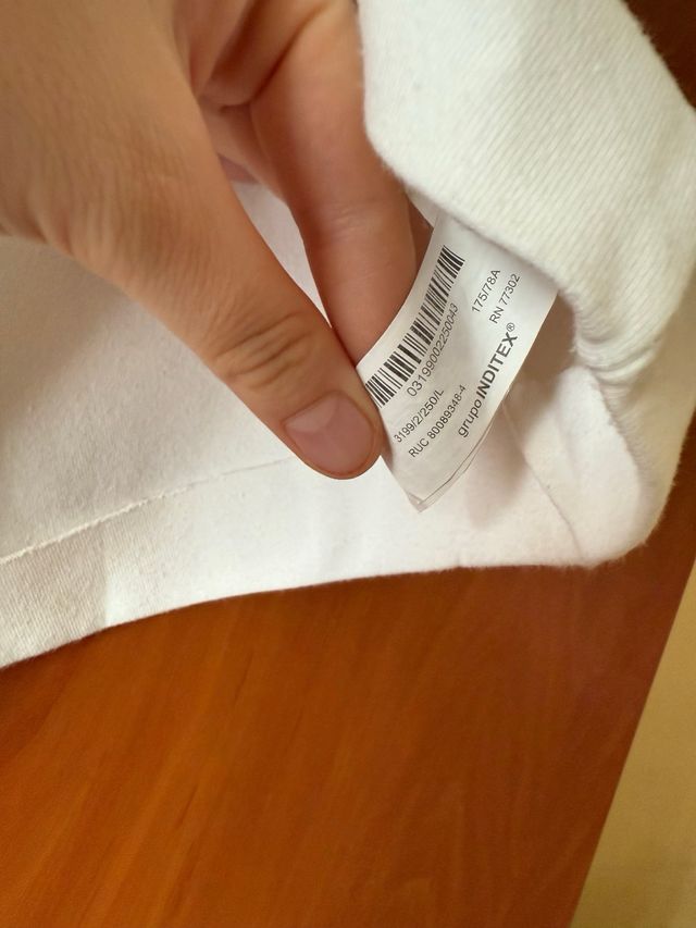 Pantalón corto blanco