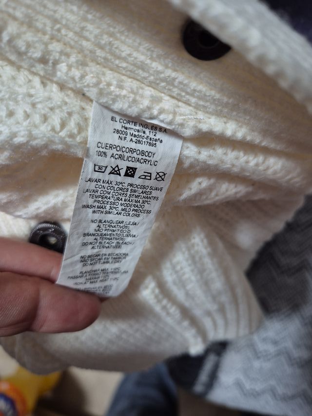 Jersey de punto beige