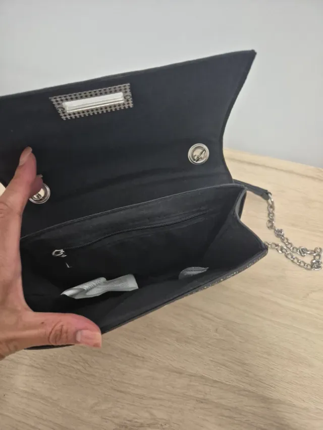 Bolso de fiesta plateado