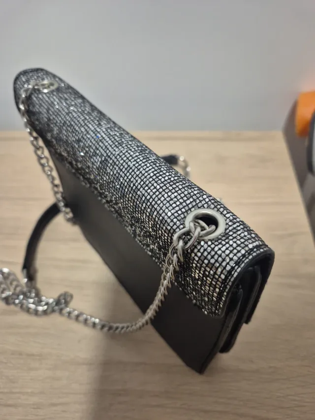 Bolso de fiesta plateado