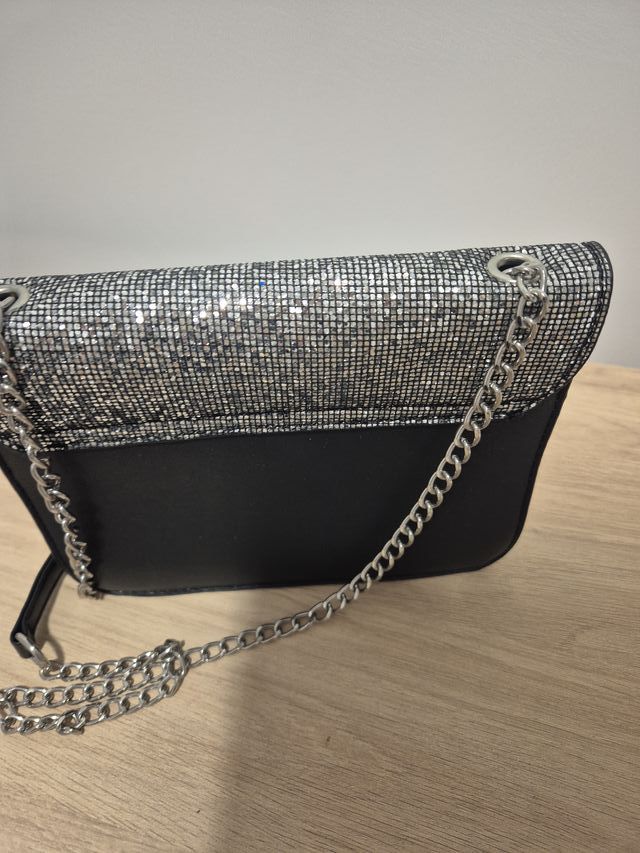 Bolso de fiesta plateado