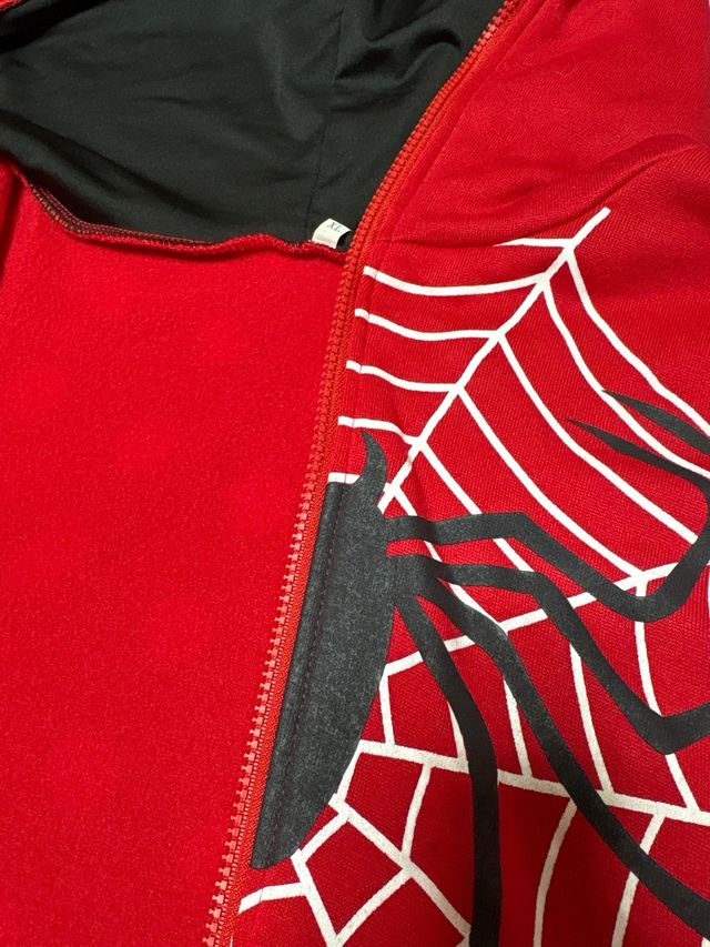 Chaqueta Spiderman Roja y Blanca