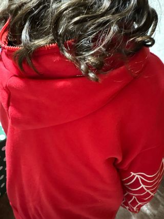 Chaqueta Spiderman Roja y Blanca