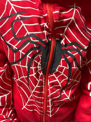 Chaqueta Spiderman Roja y Blanca