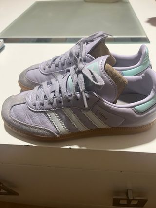 Adidas Samba Originales Morado/Gris