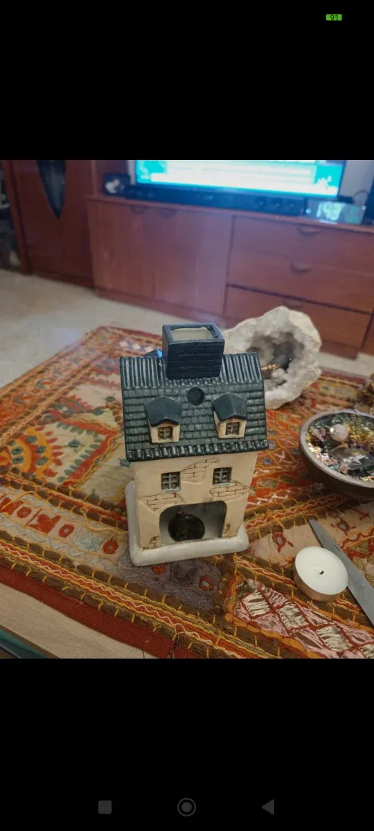 Quemador de incienso/ceras estilo casa