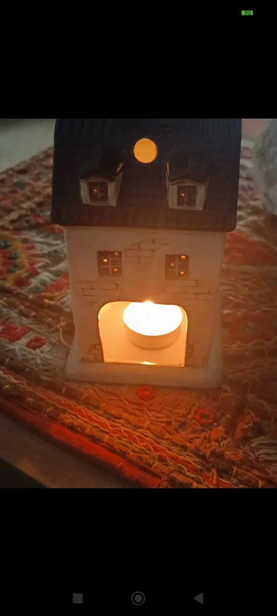 Quemador de incienso/ceras estilo casa