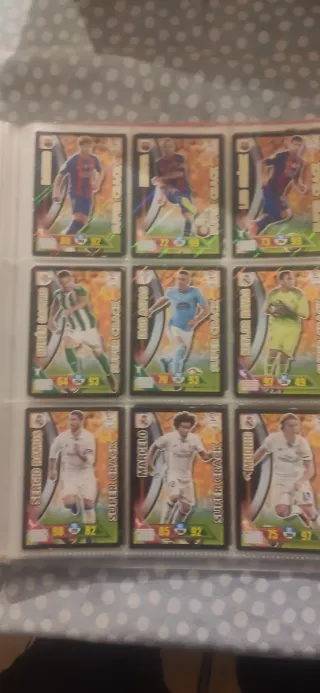 Panini Adrenalyn 2016-17. 4 balones de oro messi