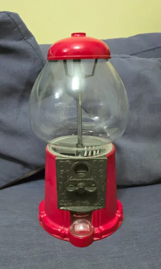 Máquina de chicles vintage roja Houston Gumball