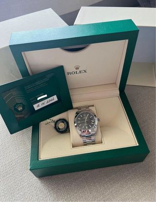 Rolex Datejust 41mm rodhium