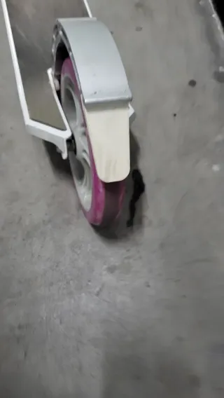 Patinete Oxelo Mid 9 Blanco y Morado