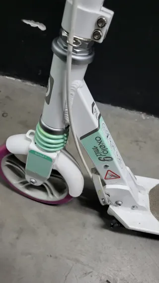 Patinete Oxelo Mid 9 Blanco y Morado