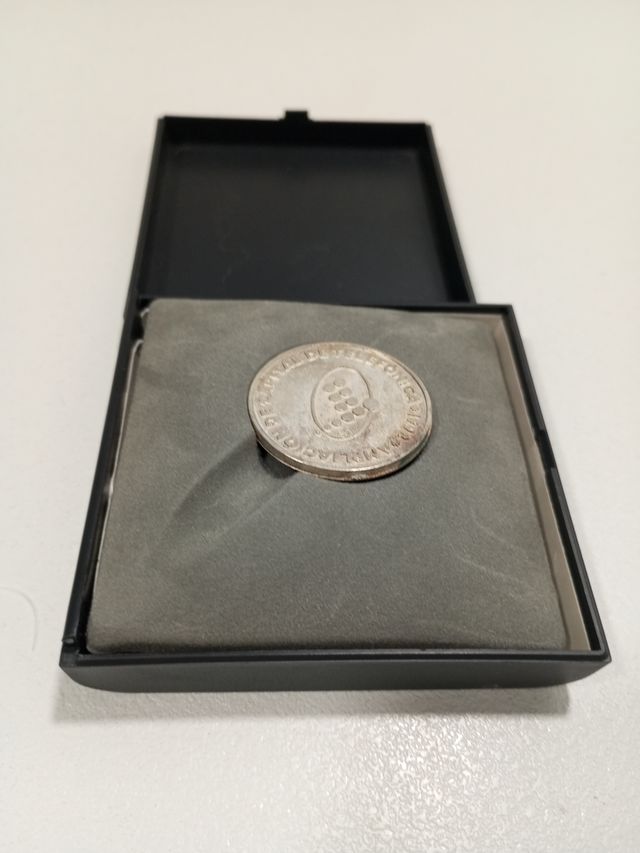 Moneda Telefónica Ampliación Capital 1998 plata