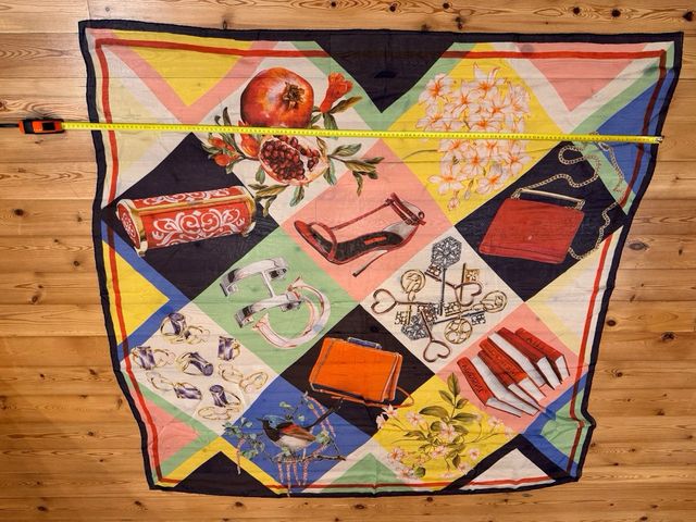 Pañuelo Seda 100 % Carolina Herrera Multicolor