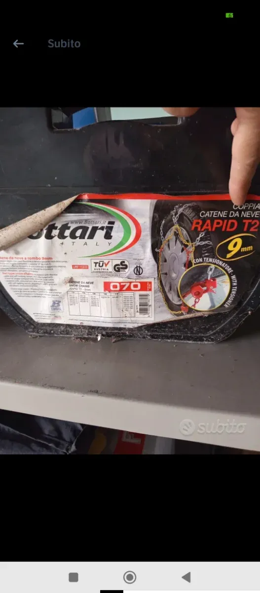 Catene da neve nuove Bottari