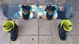 TABLA SNOWBOARD K2 MINITURBO 120 CMS + BOTAS 36