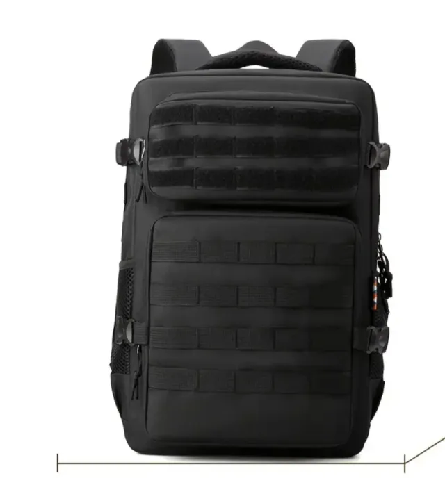 Mochila Táctica 30/35L Negra Nueva