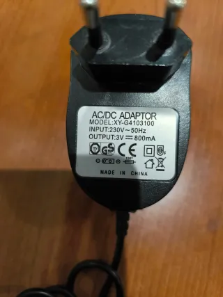 Alimentatore AC/DC 3V 800mA