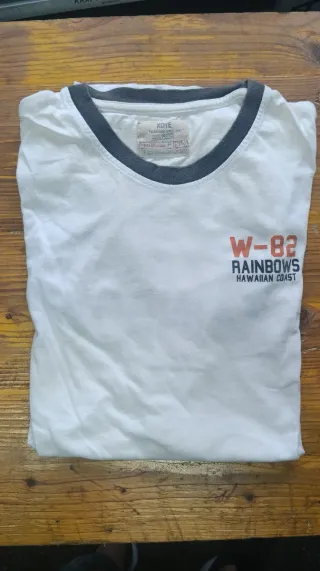 T-shirt bianca da uomo Zara