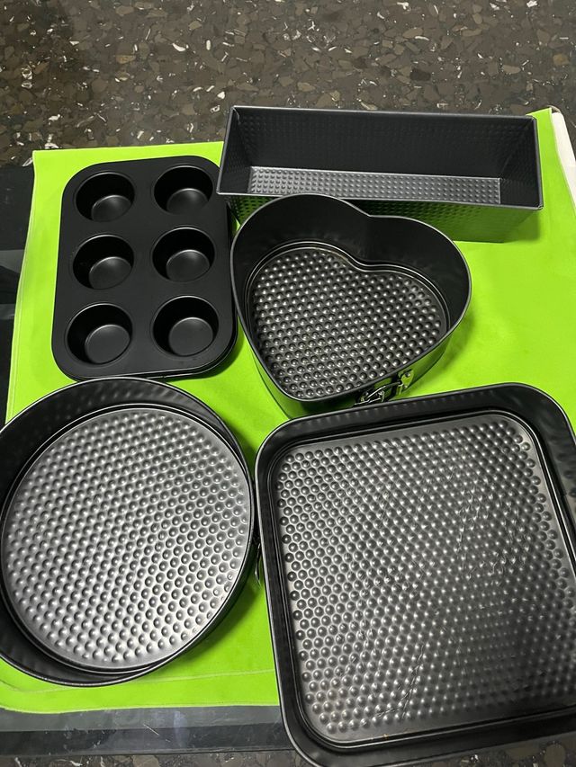 Set Moldes Tarta, Muffin y Cupcakes