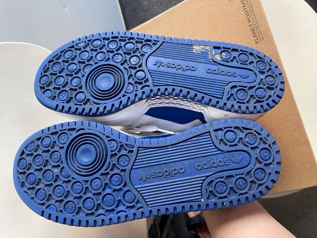 Adidas Triple Platforum Low Blancas y Azules