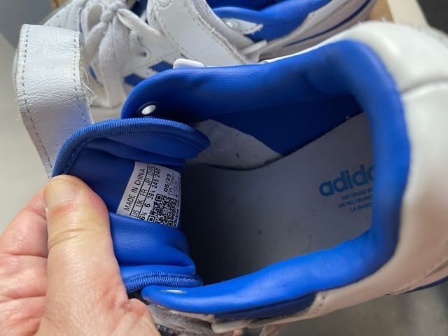 Adidas Triple Platforum Low Blancas y Azules