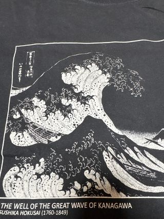 Camiseta La Gran Ola de Kanagawa