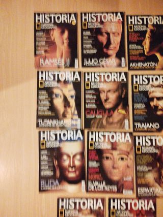 11 primeras revistas Historia National Geographic