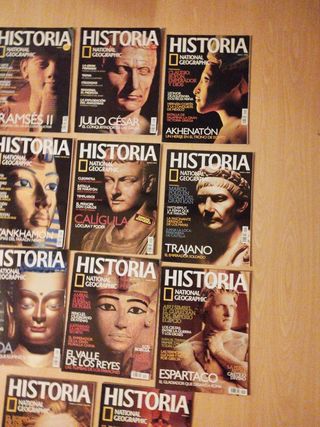 11 primeras revistas Historia National Geographic