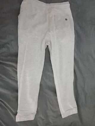 Pantalón chándal gris claro