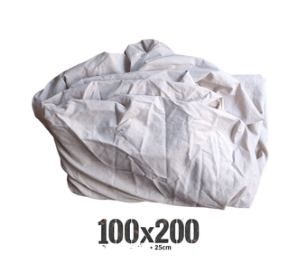 Lençol Bege 100x250cm