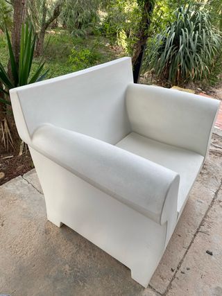 Poltroncina Bubble Club Kartell Bianca