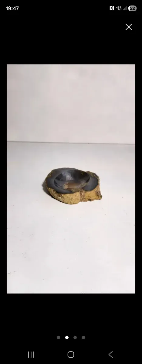 Cenicero Geoda Ágata Pulida