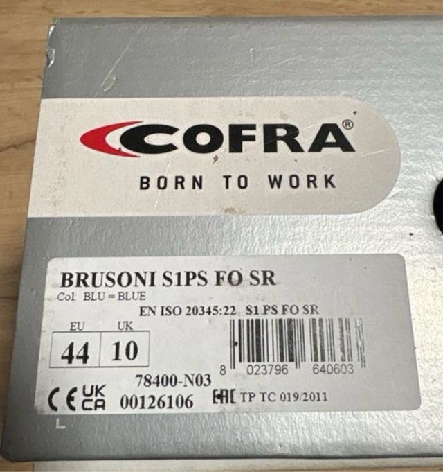 Zapatos de trabajo COFRA BRUSONI