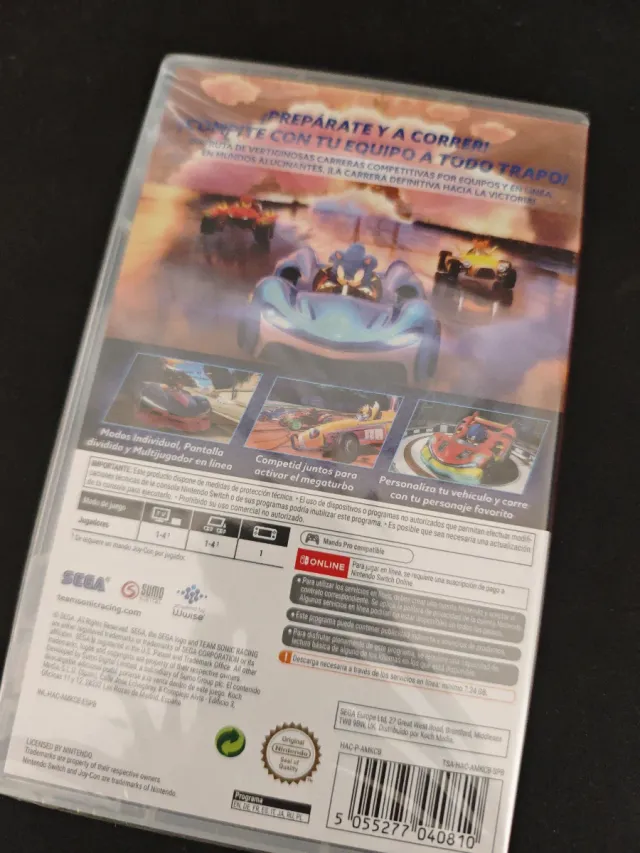 Nintendo Switch Team Sonic Racing sigillato