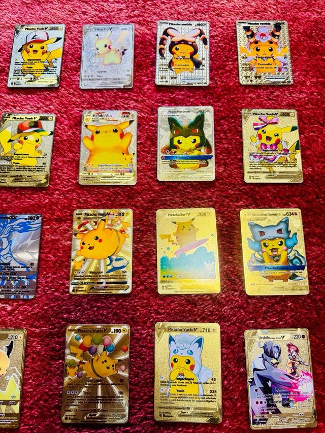 Tarjetas metálicas de Pokémon - 5€ cada una
