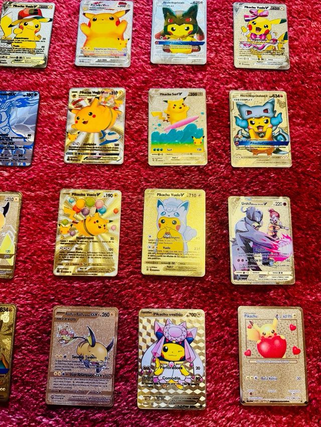 Tarjetas metálicas de Pokémon - 5€ cada una